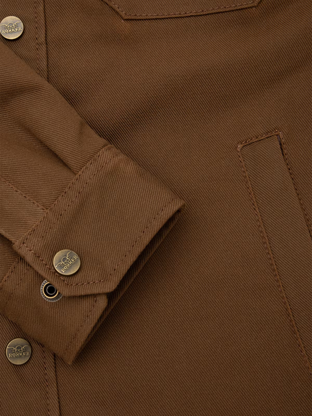 ROKKER BOZEMAN RIDER SHIRT. BROWN OR BLACK.
