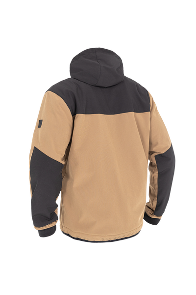 JOHN DOE HETTEJAKKE. XTM Hoodie V3 Softshell Rip Stop Desert/Black.