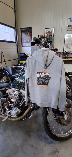 C&G Motorcycles. Hettegenser. Grå.