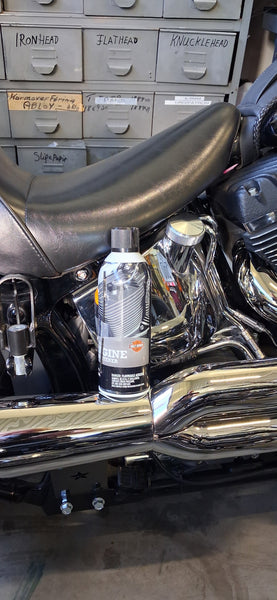 Harley Davidson engine brightener