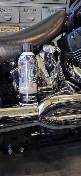 Harley Davidson engine brightener