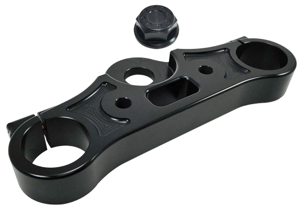 JOKER MACHINE TOP TRIPLE TREE CLAMPS. HD STREET BOB. XL FORTY EIGHT.