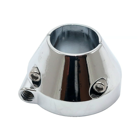 Arithic - Custom cone shaped throttle sleeve housing . Chrome.