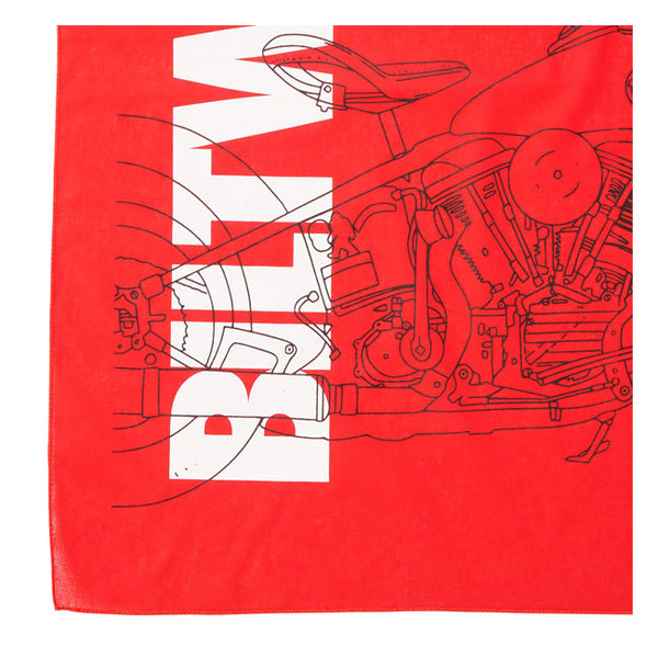 Biltwell Pan bandana red