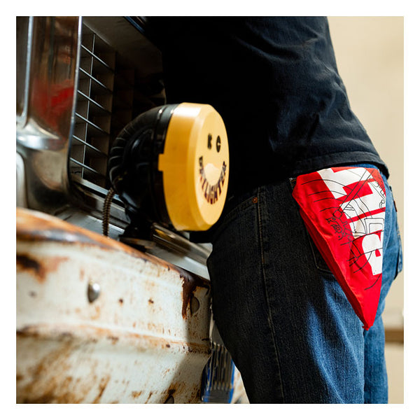 Biltwell Pan bandana red