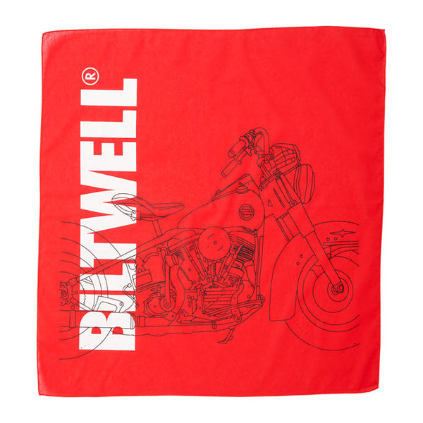 Biltwell Pan bandana red