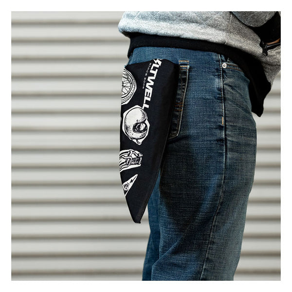 Biltwell Junk bandana black