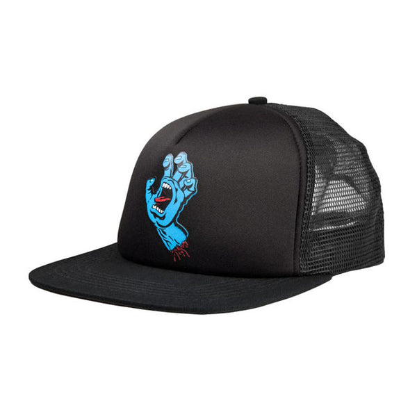 Santa Cruz hand mesh back cap white/black or all black.