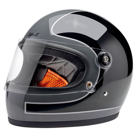 Biltwell Gringo S helmet Storm Grey/Black Tracker