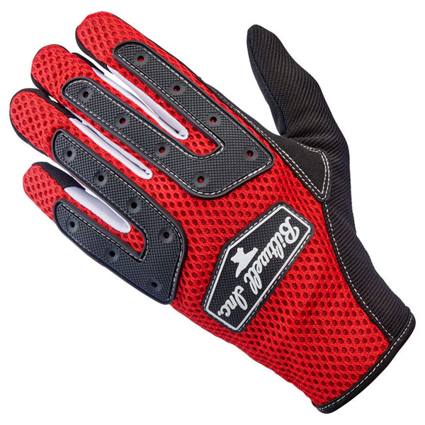 BILTWELL ANZA GLOVES. BLACK OUT - ORANGE/BLACK -RED/BLACK