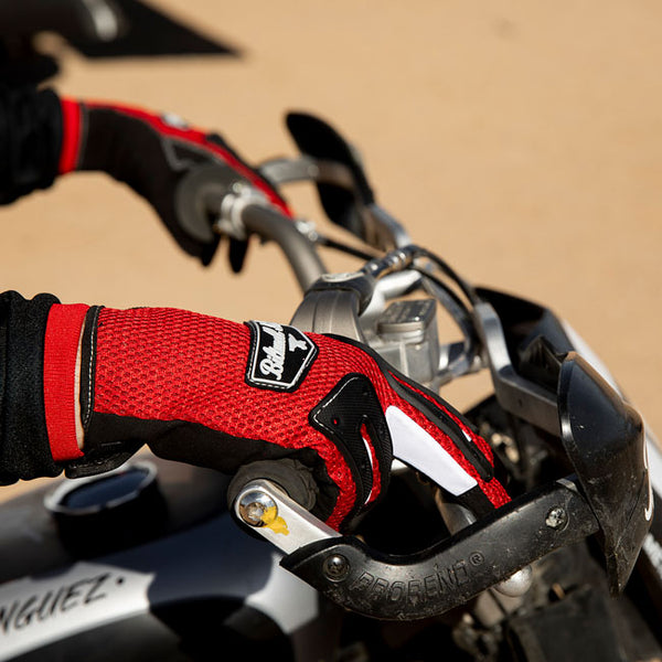 BILTWELL ANZA GLOVES. BLACK OUT - ORANGE/BLACK -RED/BLACK