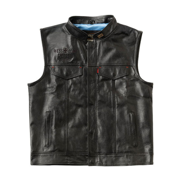 WEST COAST CHOPPERS-13 1/2 DOMINATOR LEATHER RIDING VEST