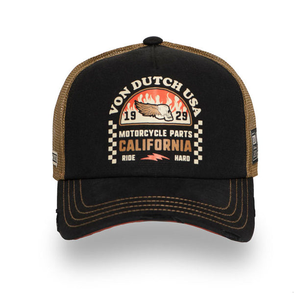 Von Dutch Crew Fire Head cap black