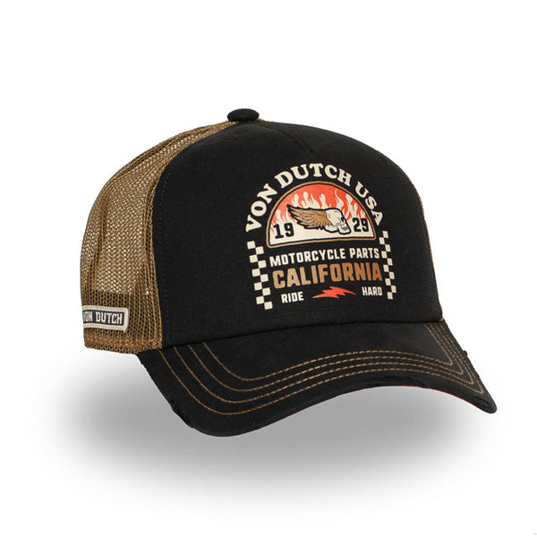 Von Dutch Crew Fire Head cap black
