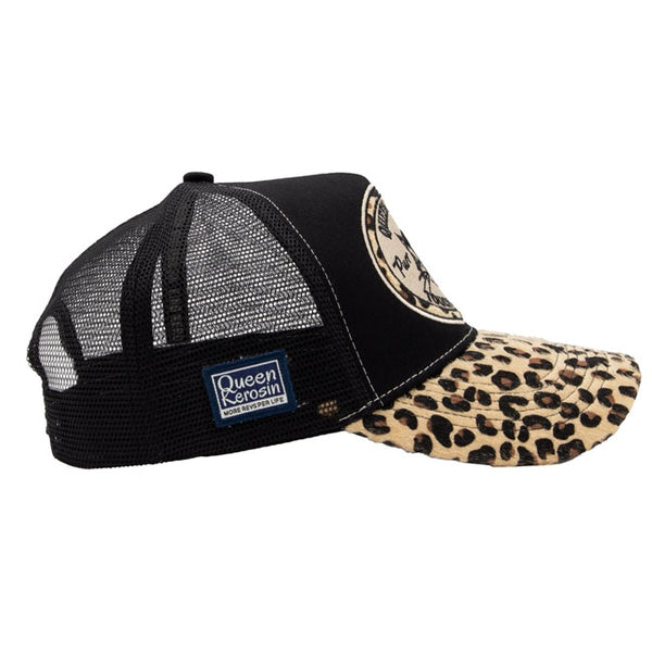 Queen Kerosin Touch me hard cap leopard wash