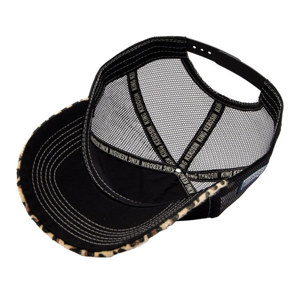 Queen Kerosin Touch me hard cap leopard wash