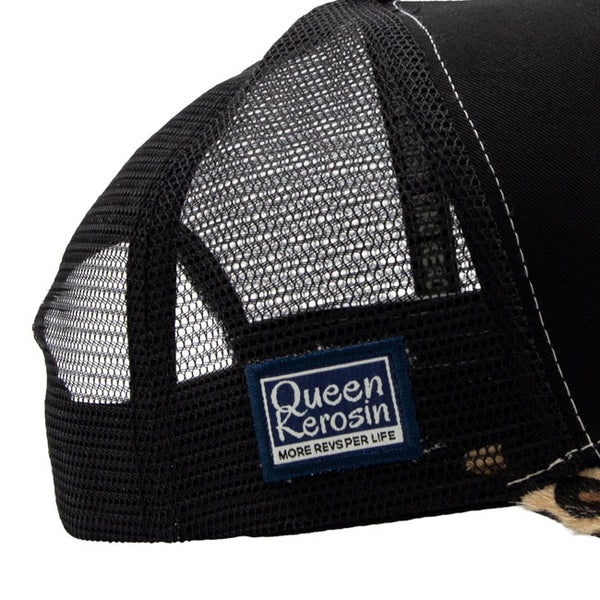 Queen Kerosin Touch me hard cap leopard wash