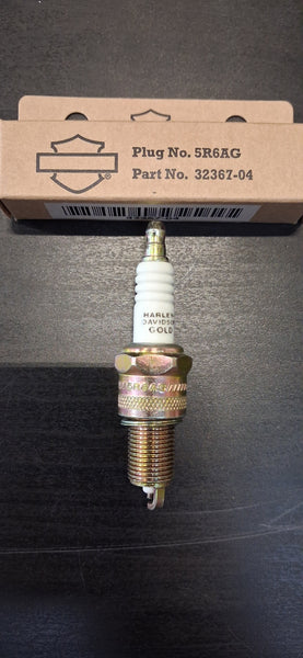 HD OEM SPARK PLUG 5R6A GOLD. 84-99 EVO. Shovelhead late 78-84.