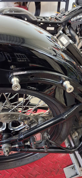 LEJONKULAN SADDLEBAG MOUNTING STUDS. Harley Davidson.