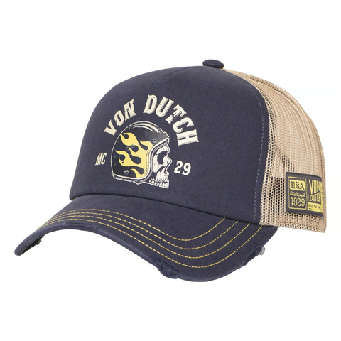 Von Dutch Trucker crew cap helmet skull