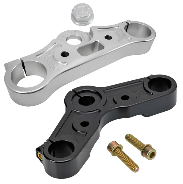 JOKER MACHINE TOP TRIPLE TREE CLAMPS. HD STREET BOB. XL FORTY EIGHT.