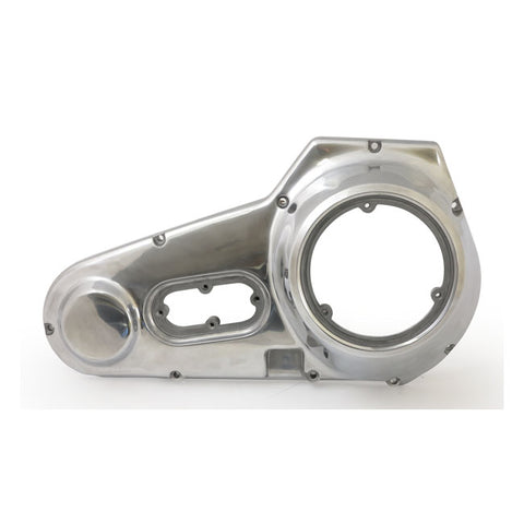 Outer primary cover polished. Alumunium with a polished finish. HD 70-84 FX, 84-85 4-speed FXST