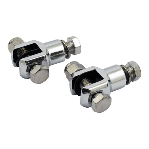 Passenger foot peg stud assembly. Krom eller svart.