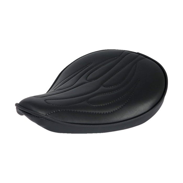 FITZZ CUSTOM SOLO SEAT sort flamme