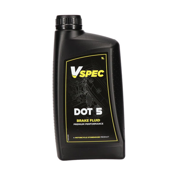 VSPEC, BRAKE FLUID DOT 5 SILICONE. BREMSEVÆSKE. 1 LITER.