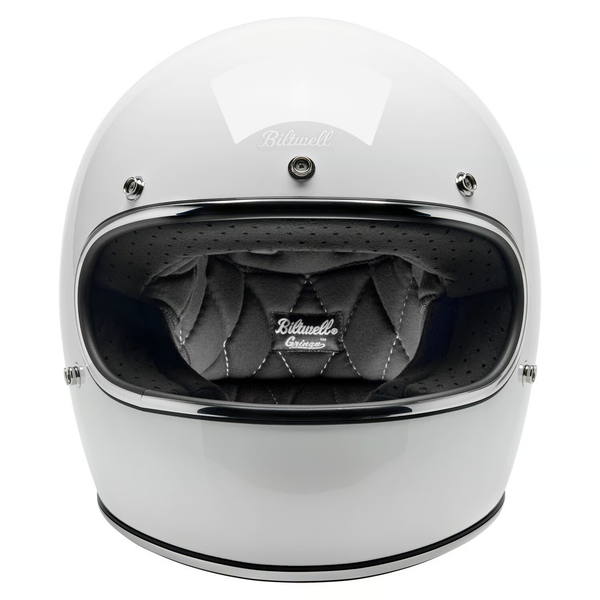 BILTWELL GRINGO HELMET GLOSS WHITE