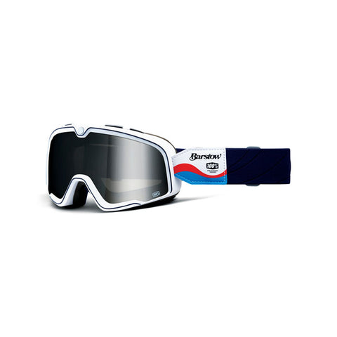 100% Barstow goggle Lucien mirror silver lens.