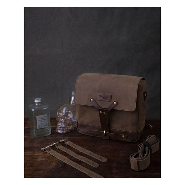 TRIP MACHINE MESSENGER BAG TOBACCO BROWN