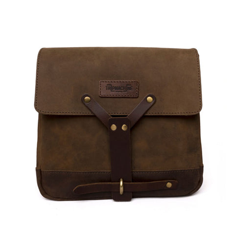 TRIP MACHINE MESSENGER BAG TOBACCO BROWN