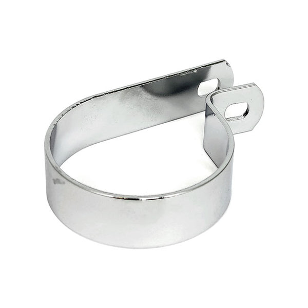 Muffler clamp 2-7/8" chrome.
