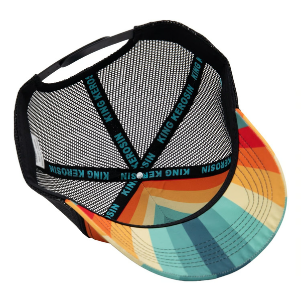 King Kerosin Chopper Shit trucker cap blue/orange