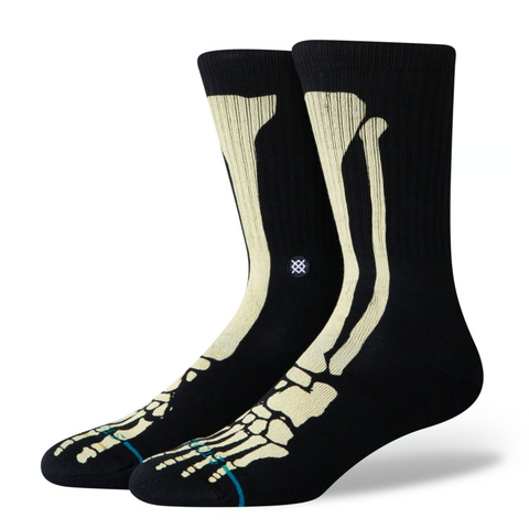 Stance Bones Black Socks.