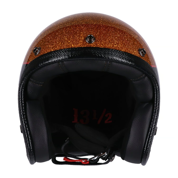 13 1/2 Skull bucket helmet Superior metal flake