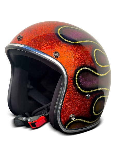 North Virus Superflake Red Purple Flames.
