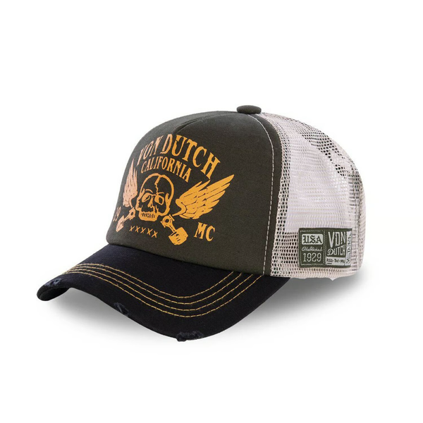 Von Dutch Crew cap black/orange