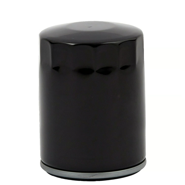 MCS, spin-on oil filter for M8. Black or chrome.