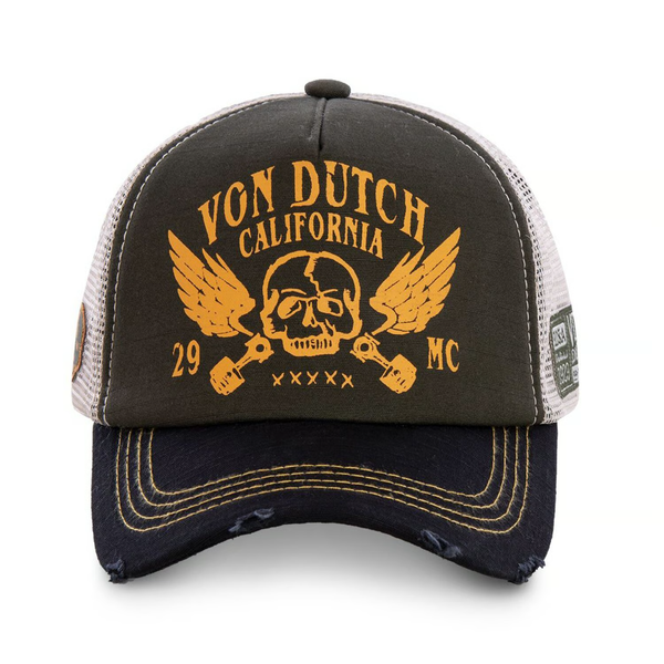 Von Dutch Crew cap black/orange