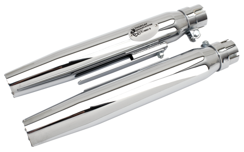 GENUINE ZODIAC TAPERED MUFFLERS WITH EURO 2 APPROVAL. HD Shovelhead - EVO - Twin cam - Sportster