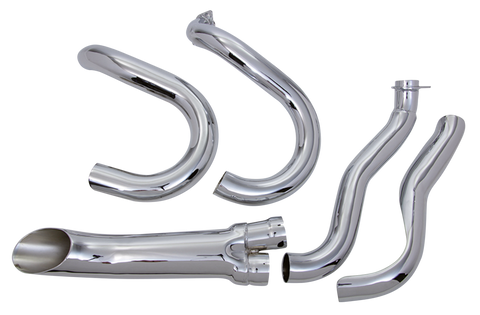 V-TWIN 2-INTO-1 EXHAUST HARLEY DAVIDSON SHOVELHEAD 70-84