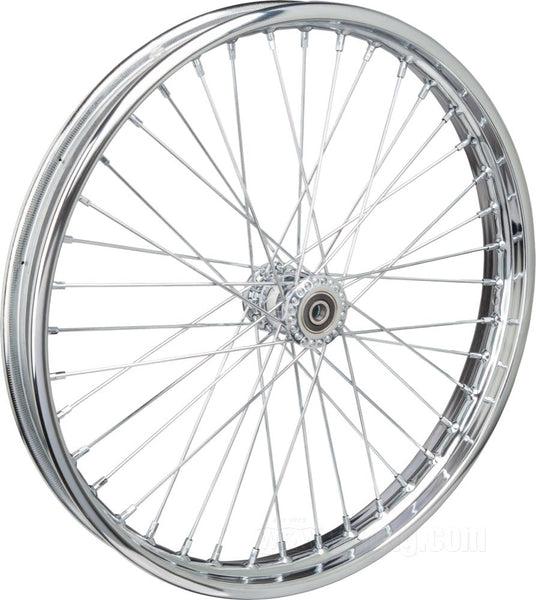 LACED FRONT WHEEL. SPOOLHUB. "21"