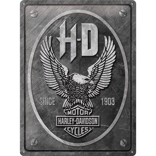 Harley-Davidson Metal Eagle. Skilt.