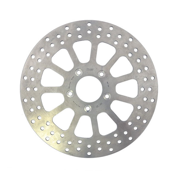TRW BRAKE ROTOR SPOKE 11.5", FRONT LEFT AND RIGHT. 00-14 Softail (excl. Springers); 00-05 Dyna; 00-07 Touring; 00-13 XL; 08-12 XR1200(NU)