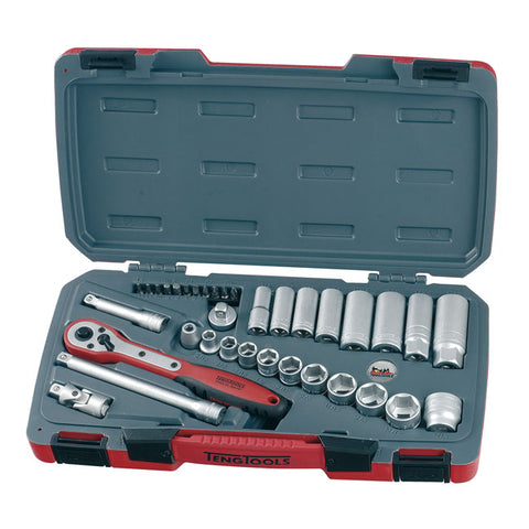 Teng Tools Verktøysett. Tommer. 3/8 drive.