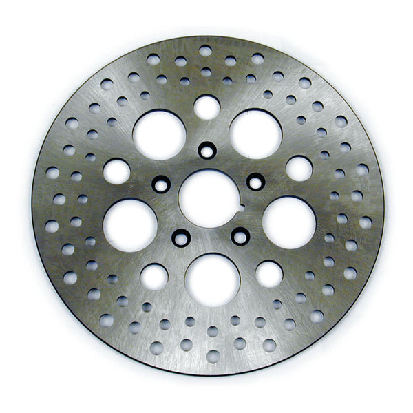 DRILLED BRAKE ROTOR FRONT. 11.5". Front. HD 84-99.