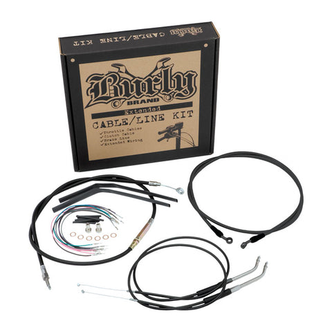BURLY APEHANGER CABLE/LINE KIT. 07-10 FXST.