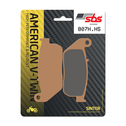 SBS BRAKE PADS STREET EXCEL SINTERED. Front XL sportster 04-13.